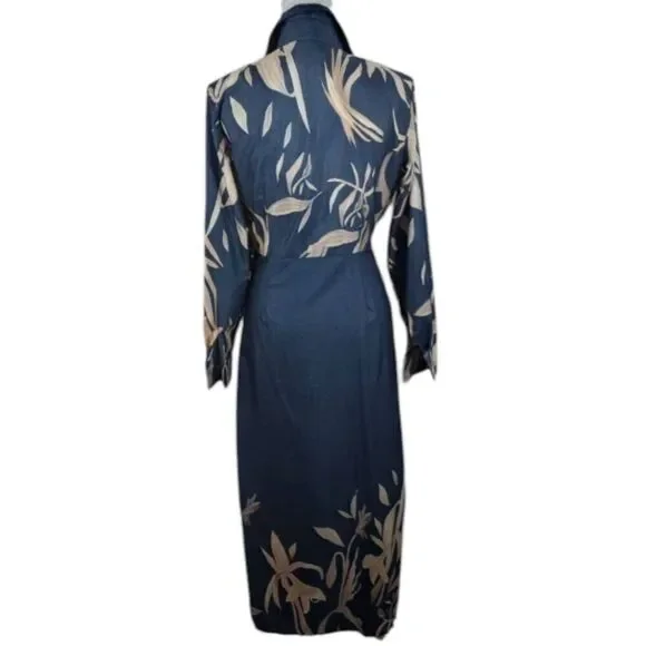 CHIC ME NAVY & CREAM DRESS SZ.S EUC.  GORGEOUS DRESS IN EXCELLENT USED CONDITION - Picture 5 of 7